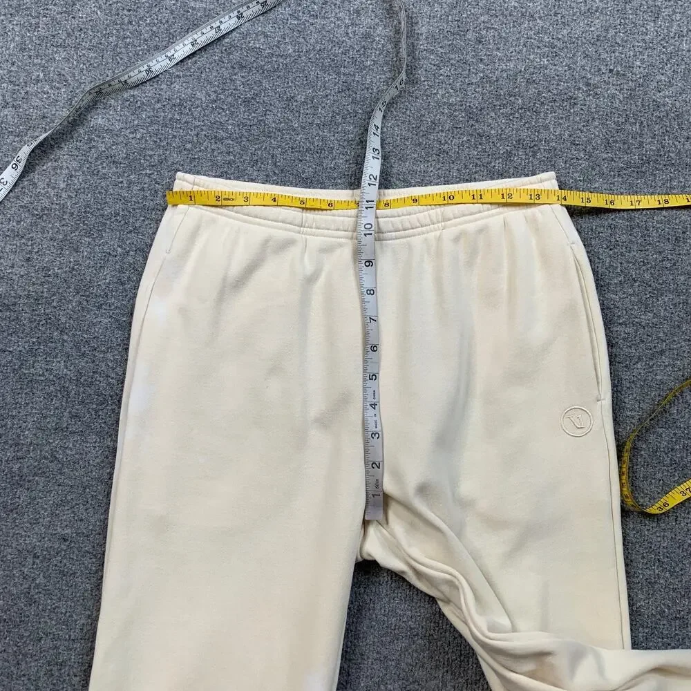 Vuori Sweatpant Women S Small Cream Sedona French Terry Drawstring *READ